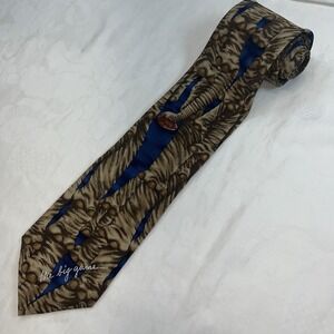 Greenwich Workshop Vintage Silk Necktie "The Big Game" Will‎ Bullas Elephant Tie